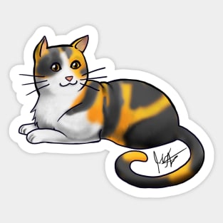 Cat - American Shorthair - Calico Sticker